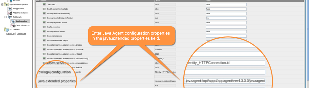 Tibco Admin UI