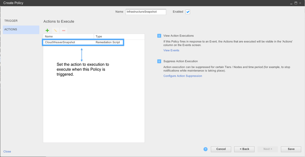 Create AppDynamics Policy Step 2