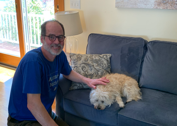 AppDynamics University instructor Kevin Johnson and his furry partner-in-crime!