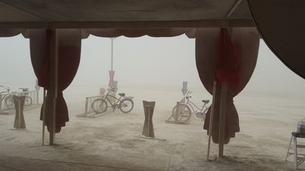A dusty view from Burning Man 2022