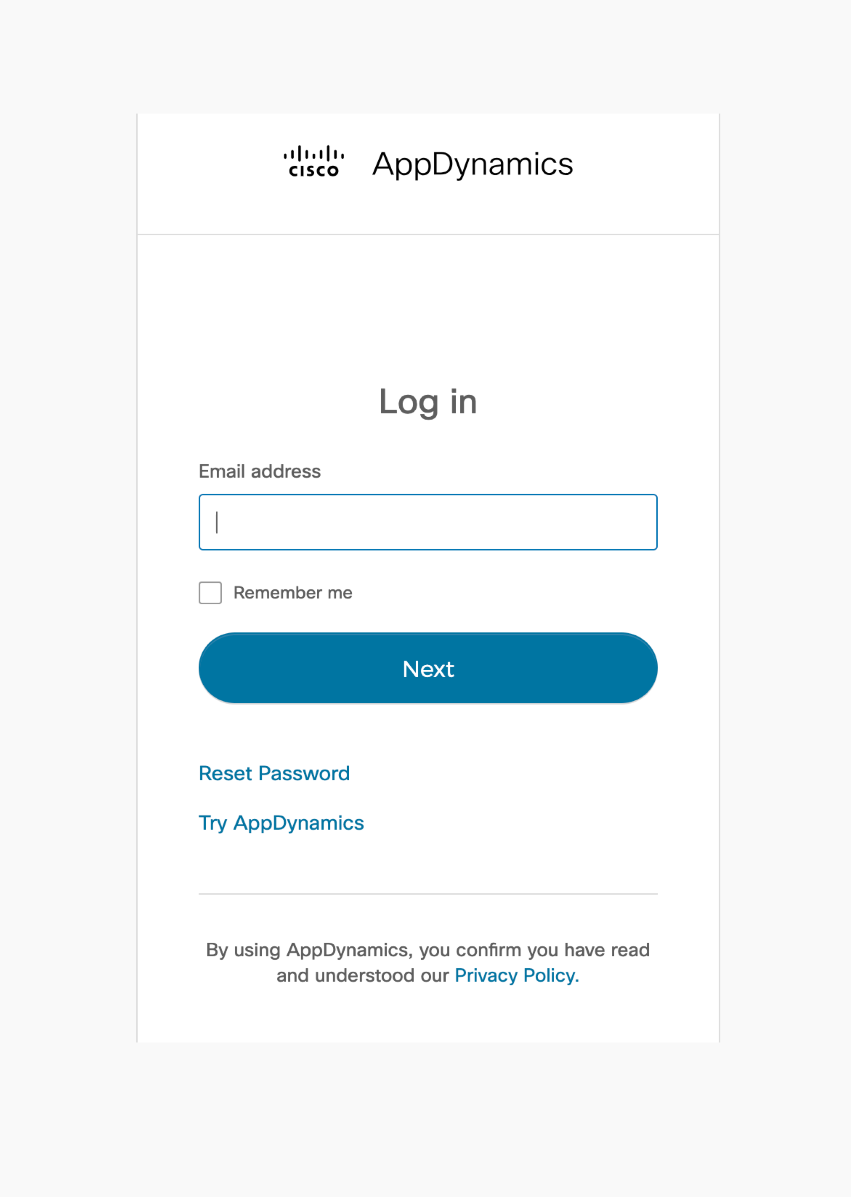 Our Login Page Has Changed - Cisco AppDynamics Community